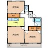 富士ハイツＡ棟 3Kの間取り