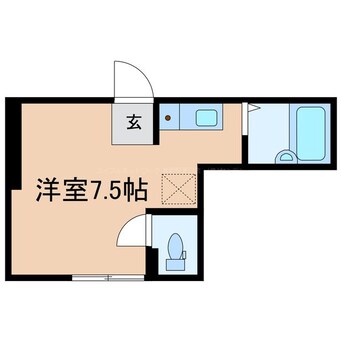 間取図 後町フラッツ