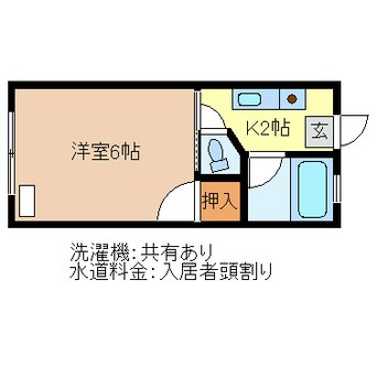 間取図 コーポ山岸