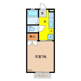 間取図 シルキーハイツ