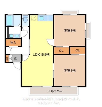 間取図 セジュール本堂Ｃ