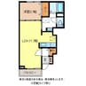 プラシードＫII 1LDKの間取り