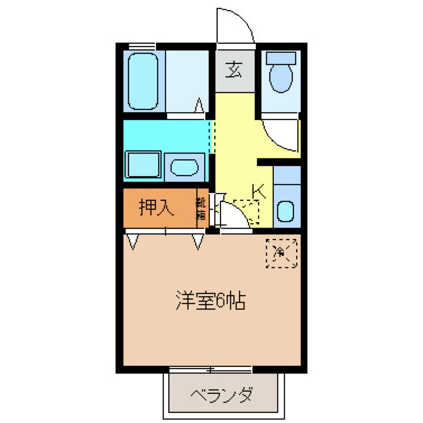 間取図 ビレッジエリカ