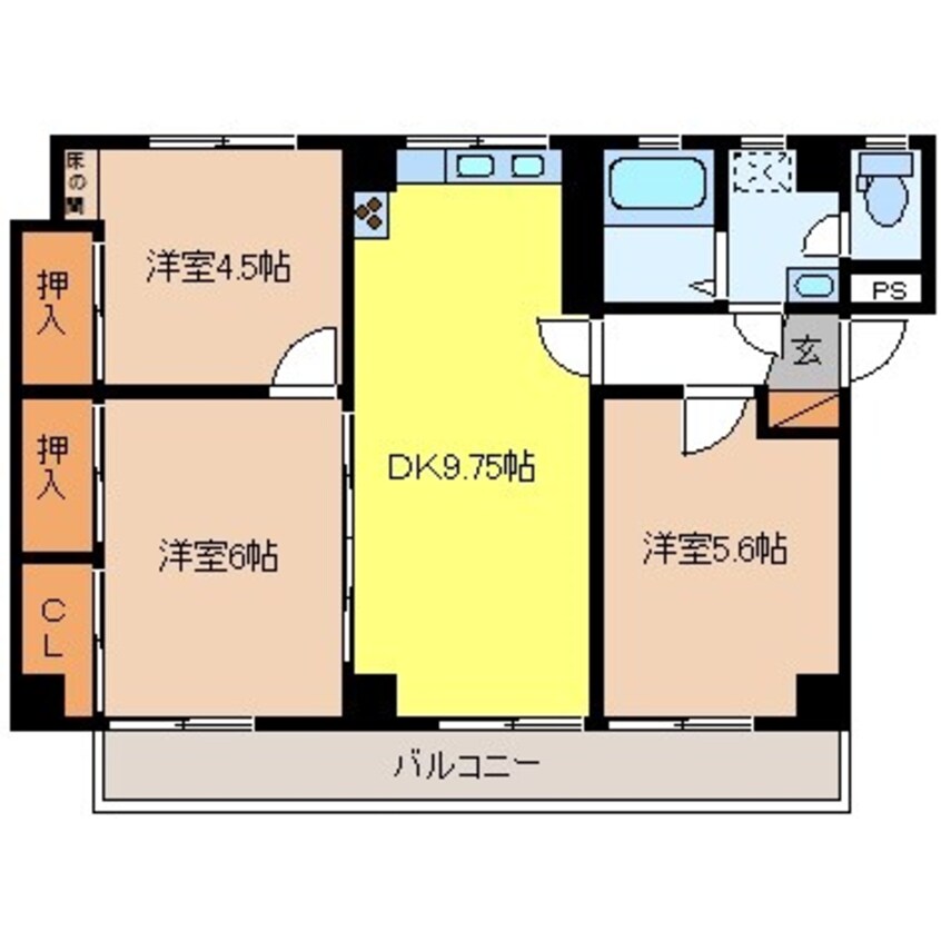 間取図 本郷南マンション