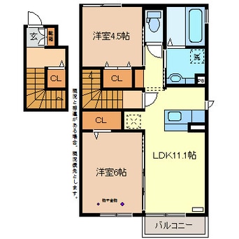 間取図 シャン・ド・フルール