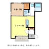 エリア51 1LDKの間取り