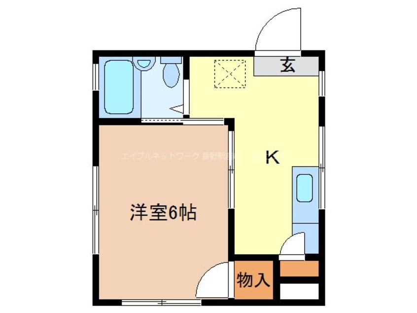 間取図 柳田アパート