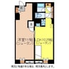 森ビル 1LDKの間取り