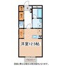 サンレイト中越 1Rの間取り