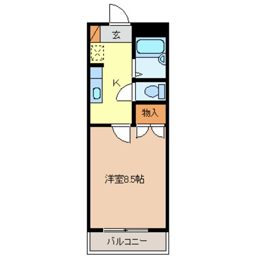 間取図 ハイツ緑町