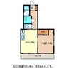 パルデンス城 1DKの間取り