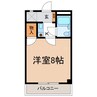 ハイツＴ・Ｈ 1Kの間取り
