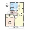 デュアル敏 1LDKの間取り