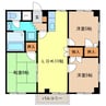 河口アパート 3LDKの間取り