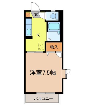 間取図 フレグランス卯月