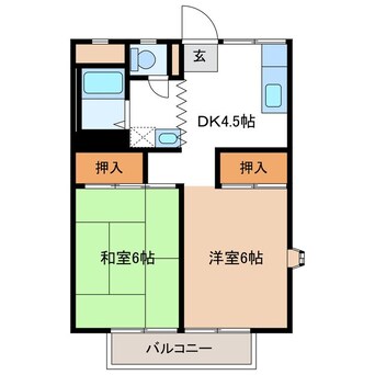 間取図 北条ライブタウンＤ棟