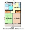 北条ライブタウンＤ棟 2Kの間取り