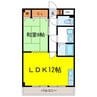 長野電鉄長野線/市役所前駅 徒歩23分 3階 築38年 1LDKの間取り