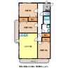 風雅館 3LDKの間取り