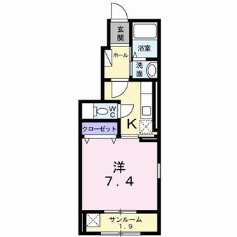 間取図 グランドハウス妻科