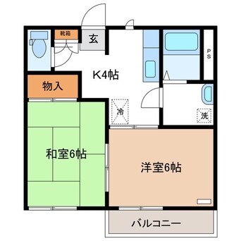 間取図 ディアス西河原