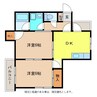 長野電鉄長野線/桐原駅 徒歩19分 2階 築38年 2DKの間取り