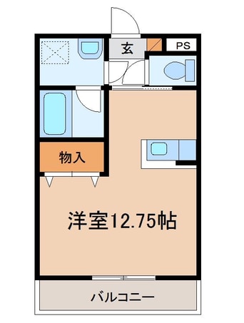間取図 信越本線/長野駅 徒歩17分 3階 築22年