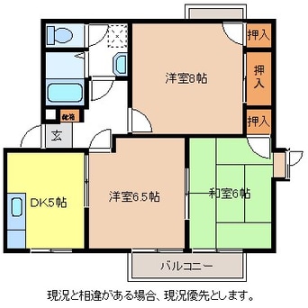 間取図 ラ・フォーレ長野Ｃ棟
