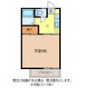 センチュリー若里 1Kの間取り