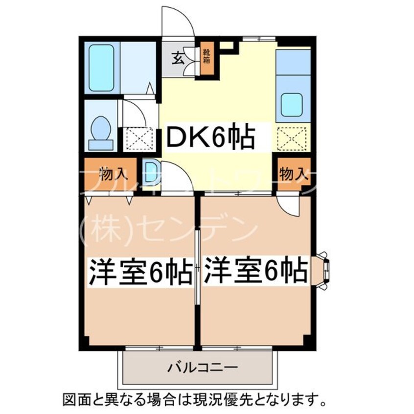 間取図 フローラハイムＳ
