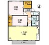 セジュール本堂Ａ 2LDKの間取り