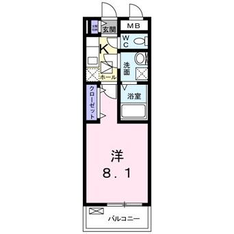 間取図 シャルマン櫻街　五番館