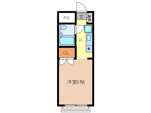 間取り図 コーポロイヤル