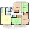 サンビレッジマウントＢ棟 4LDKの間取り