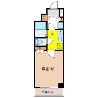 間取図 メゾン栗田