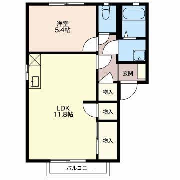 間取り図 フレグランス一由Ａ棟