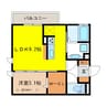 キアラ 1LDKの間取り