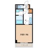 信越本線/長野駅 徒歩9分 8階 築34年 1Kの間取り