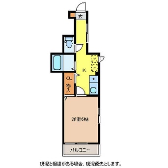 間取図 長野電鉄長野線/善光寺下駅 徒歩9分 3階 築25年