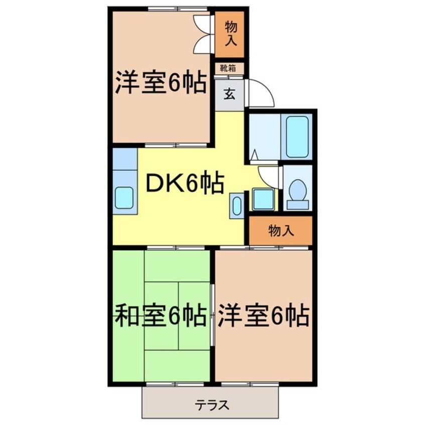 間取図 グレース葵Ｂ棟