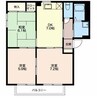 バリュージュ田中Ａ棟 3DKの間取り