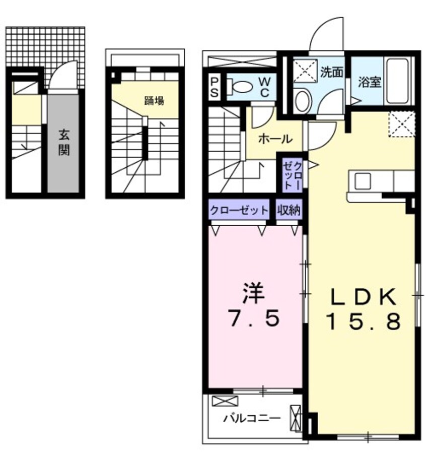 間取図 シャルマンB