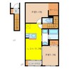 ハビテーション南高田 2LDKの間取り