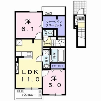 間取図 テラ　カーサB