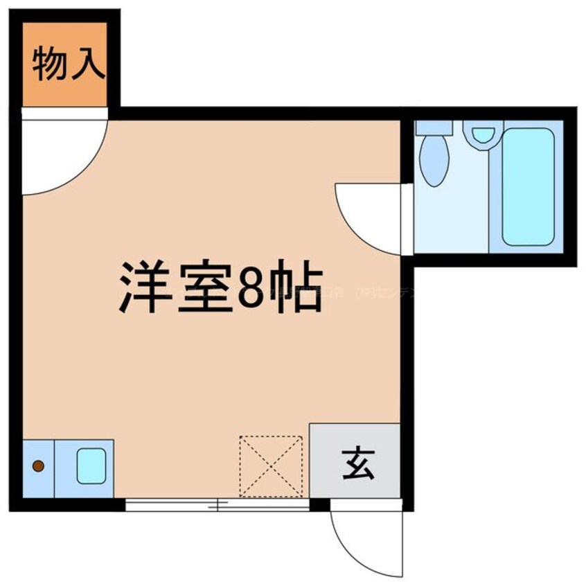 間取図 ベルコーポ西後町