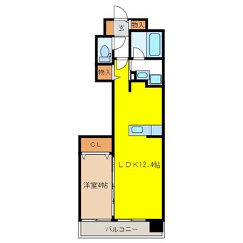 間取図 アヴァンセ東口