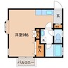 ハイツ桜枝町 1Rの間取り