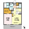 信越本線/長野駅 徒歩15分 1階 築浅 1LDKの間取り