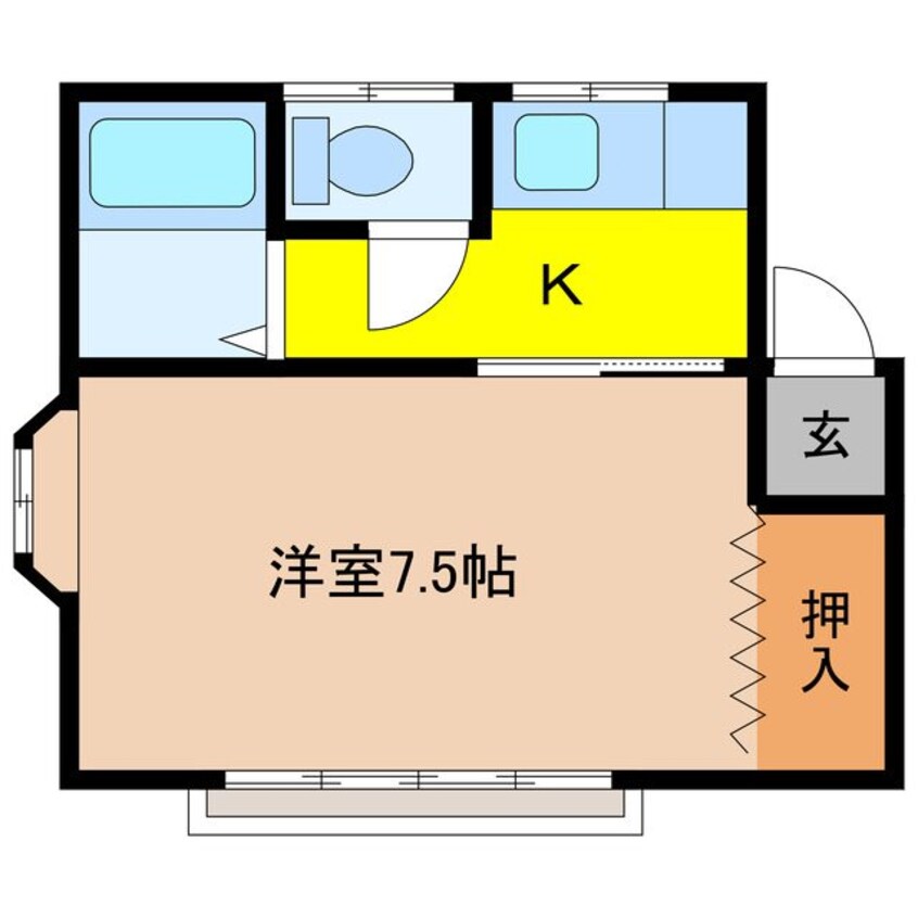 間取図 サンライズヴィレッジＡ棟