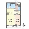 A Cloud Residence 1LDKの間取り